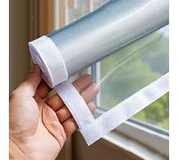 XINGWANGG Kit di Pellicola Isolante per Finestre,Tende Termiche Isolanti per Il Freddo,Trasparente Pellicole Termica Per Invernale,per Mantenere Il Freddo Fuori,Personalizzabile (140cm x 220cm)