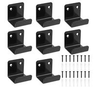 Xingwenhao Ganci Heavy-Duty, 8pz Staffa a U, Supporti per Piastrelle in Ceramica da 50mm, Ganci da Parete in Metallo Staffa Porta Attrezzature per Appendere in Soggiorno Cucina Bagno Garage