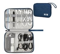 XINGXINRONG Borsa Accessori Elettronici, Elettronica Viaggio Borsa Custodia Cavi Organizzatore per Caricatore Portatile, Chiavetta USB, Auricolare, Scheda SD,Power Bank, Hard Disk, 1 CONFEZIONE