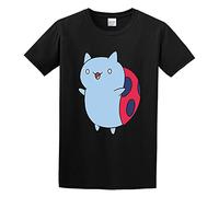 XINGYUE STAR Bravest Warriors Catbug Graphic Tee Unisex 100% Cotton Short-Sleeve T-Shirts Black XL