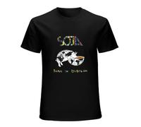 XINGYUE STAR Unisex Soft SOJA Born in Babylon Reggae Music 100% Cotton Short Sleeve T-Shirt Black L