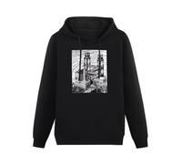 XINGYUE STAR Waterfall Visual Paradox Penrose Triangle Art Artist MC Escher Unisex Hoody with Pocket Black M