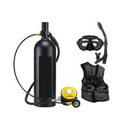 XINHAN Attrezzatura Subacquea Respiratore for Immersioni All'aperto Bombola di Ossigeno for Nuoto for Adulti da 2 Litri for Il Tempo Libero E L'intrattenimento Utilizzo più Sicuro(Noir,C)