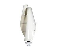 XINHAN Generatore di Turbine eoliche Generatore Eolico Verticale 3kw 4kw 6kw Generatore Eolico Permanente Maglev ad ASSE Verticale 12v 24v 48v con Controllo MPPT(Color:White,Size:MPPT Controller_48V)