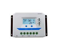 XINHAN Regolatore di carica solare, 3 0A-12V/24V Controller solare LCD Visualizza doppio USB PRESA VS3024AU