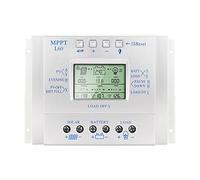 XINHAN Regolatore di carica solare, 60A Controller solare 1 2V/24V Display a livello zero PWM Controller con USB