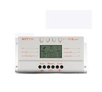 XINHAN Regolatore di carica solare, PWM 30A 12V/24V Zero Level Display Solar Controller Smart Charger