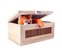 XINHOME Don't Touch Useless Box with Attitude Leave Me Alone Surprises Machine-Gags & Pratico Scherzo Decorativo & Infinito Divertimento - Cute Tiger