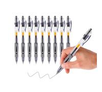 Xinhuju 10 Pcs Penne A Punta Fine - Penna retrattile Penna a da 0,5 mm, per scrivere, prendere appunti, firma, scuola