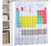 Xinhuju Allevatore di periodi - Schermo decorativo bagno in tessuto, design di stampa colorato, tessuto designer per la visualizzazione delle conoscenze | Nave periodica - Formazione degli amanti