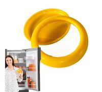 Xinhuju Crisper, porta cipolle per frigorifero, set di 4 contenitori per frigorifero, riutilizzabili per conservare cipolle, limoni, cartoff