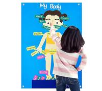 Xinhuju fiento tablo per nitdlers - 30 Pezzi Corpo di Pezzi Pizzi, educativo, Kit interattivo narrazione storie, Gioco attività apprendimento precoce | Guarnizione Feltro Bambini educazione all'au