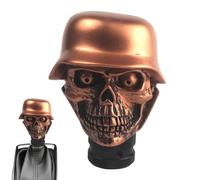 Xinhuju Pomello a per attrezzature per cranio - Maniglia per bastone da corsa in resina, parte per lo styling auto gotico | per il veicolo - decorazione interna, aggiornamento universale per