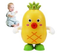 Xinhuju Rocking Toy Fruit - Interactive Pear Doll | Giocattolo di Pera Banana Pinaza Canto elettrico e Danza per ragazzi ragazze, divertimento incoraggiando l'apprendimento emotivo attraverso la