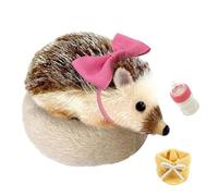 Xinhuju Silicone Animal - Soft Hedgehog Plush, Silicone Pet Model, Soft Toy Stuffed, Simulation Indoor Home Decorations for Living Room, Bedroom, Study