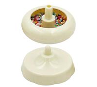 Xinhuju Spinner Perle Erle per la creazione di Gioielli, Mini Bracciale Spinner Bocce Perline Fai -da -Te, Ciotola Tallone in Modo efficiente, Ruota Rotante a Corda Frangia