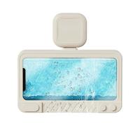 Xinhuju Supporto per telefono da bagno impermeabile - Supporto per telefono da parete con altoparlante, custodia per smartphone antiurto per doccia | per bagno cucina camera da letto Residence Hotel