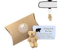 Xinhuju Un abbraccio di orsetto tascabile - tascabile, mini peluche fatto a mano, simbolo amore e cura, adorabile piccola idea regalo | animale tasca regali per la laurea