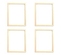 Xiniy 4 Pezzi 40X30Cm Cornice in Legno Cornici DIY Arte Adatta per La Decorazione Domestica Pittura Digital Paintings