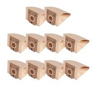 Xiniy Sacchetti per la Polvere nel Carta Kraft per Aspirapolvere da 10 Pezzi Doppio Sacchetto per la Polvere con Filtro Adatto per Z1480 ZW1200-211 ZC1120B ZC1120R ZC1120Y ZMO1510,Etc