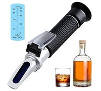 XinJiaYi Rifrattometro alcolico, refrattometro (0-80% v/v) per liquori distillati, misuratore di gradazione alcolica in prodotti alcolici - Non adatto per birra o vino