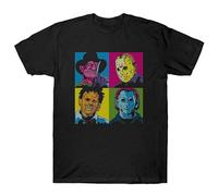 XINJIEDIAN Almt Horror Film Movie 198'S Cult Friday 13Th Krueger Halloween Horror O-Neck 100% Cotton Short Sleeve Unisex T-Shirt XXXL