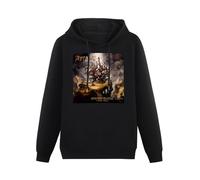 XINJIEDIAN Ayreon Into The Electric Castle Hoody Unisex Ptinted Hoodies Long Sleeve Men's Hooded with Pocket Black XL