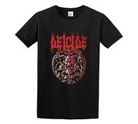 XINJIEDIAN Deicide Self Titled Album O-Neck 100% Cotton Short Sleeve Unisex T-Shirt S