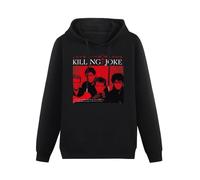 XINJIEDIAN Killing Joke Love Like Blood Hoody Unisex Ptinted Hoodies Long Sleeve Men's Hooded with Pocket Black M