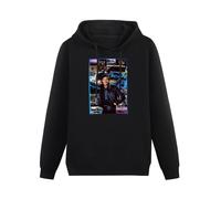 XINJIEDIAN Knight Rider Hoody Unisex Ptinted Hoodies Long Sleeve Men's Hooded with Pocket Black XXL
