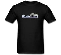 XINJIEDIAN Men's Steins Gate Logo ColorName O-Neck 100% Cotton Short Sleeve Unisex T-Shirt S