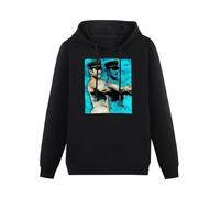 XINJIEDIAN Physique Pictorial Art Tom of Finland Gay Cop Fetish Leather cap Unisex Hoody with Pocket Black L
