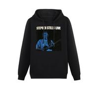 XINJIEDIAN Stephen Stills Live Hoody Unisex Ptinted Hoodies Long Sleeve Men's Hooded with Pocket Black XL