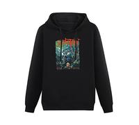 XINJIEDIAN Suffocation Effigy Death Metal Hoody Unisex Ptinted Hoodies Long Sleeve Men's Hooded with Pocket Black XXXL