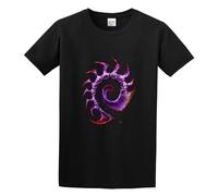 XINJIEDIAN Swift Starcraft Zerg Logo Unisex 100% Cotton Short-Sleeve T-Shirts Black XXL