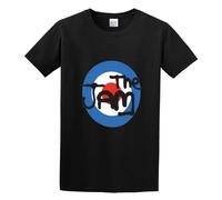 XINJIEDIAN The Jam Black Target Logo O-Neck 100% Cotton Short Sleeve Unisex T-Shirt L