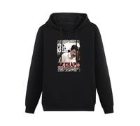XINJIEDIAN The Last Narco Jaoquin El Chapo Guzman Graphic Drug Lord Mexico Prison Unisex Hoody with Pocket Black M