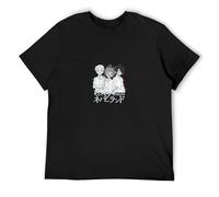 XINJIEDIAN The Promised Neverland O-Neck 100% Cotton Short Sleeve Unisex T-Shirt XXL