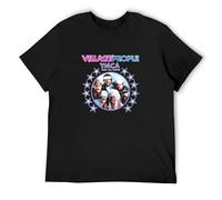 XINJIEDIAN The Village People YMCA Tour O-Neck 100% Cotton Short Sleeve Unisex T-Shirt XXL