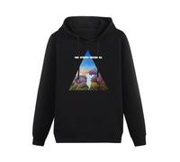 XINJIEDIAN Ulover Mahavishnu Orchestra Visions of The Emerald Beyond Hoody Unisex Long Sleeve Hooded with Pocket Black M