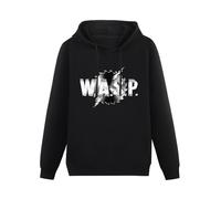 XINJIEDIAN Wasp Band Hoody Unisex Ptinted Hoodies Long Sleeve Men's Hooded with Pocket Black S
