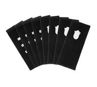 Xinjoduz 8 estensori neri con gancio per vita, estensori per pantaloni con gancio in metallo, estensori regolabili per cintura per uomo donna, pantaloni, jeans, gonne, pantaloni di fissaggio