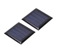 XINL Micro Pannelli solari, 2V 210mA 2 Pezzi Caricabatterie per Celle fotovoltaiche Sicurezza ad Alta efficienza 40x40mm/1.6x1.6in per luci di Emergenza Fai-da-Te