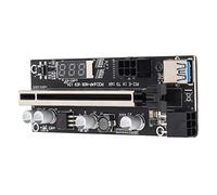 XINL Scheda Riser Mining, Scheda adattatore PCI E stabile e con cavo Cavo adattatore USB per AIT Coin Mining