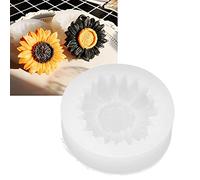 XINL Stampo in Silicone Girasole per Decorazioni per Torte Cupcake Topper, Stampo per Fondente A Forma di Fiore per Cioccolato Fai da Te, Caramelle, Gelatina, Cottura Stampo per Torte