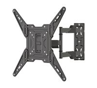 XINLEI Supporto da parete per TV orientabile, inclinabile, per TV da 26-55 pollici, piatto e curvo LED/LCD/OLED fino a 31,5 kg, max. VESA 600 x 400 mm, compatibilità universale