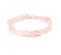 XINLIANYI 1 braccialetto con perle irregolari da 9 a 12 mm, pietra naturale ruvida, quarzo rosa, braccialetto lapislazzuli blu, da uomo e da donna, 17 cm, in acciaio inox, con zirconi