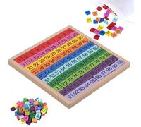 Xinlon 1-100 Giocattoli per Contare, Bambini Puzzle Digitale in Legno, Matematica Educativo Abaco per Bambino, Gioco di Matematica per Bambini dai 3 Anni, Matematica Educativo Abaco