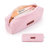 Xinlon Astuccio Scuola, Astuccio Grande, Astuccio Bambina, Grande Capacità Multifunzionale Astuccio Capiente Con Cerniera Per Adolescente Ragazze e Ragazzi Studenti, Per La Scuola e l’Ufficio (Rosa)