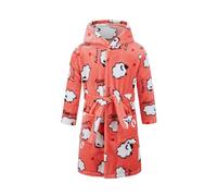 XINNE Accappatoio Bambini con Cappuccio Unisex Flanella Super Morbida con Stampa Animaletti, Vestaglia Neonato